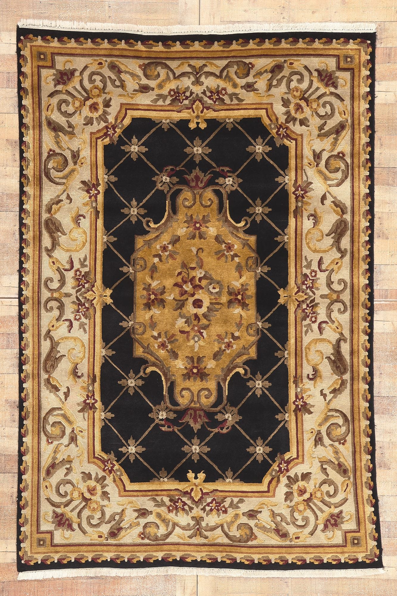 6 x 9 Vintage Tibetan Rug 78648