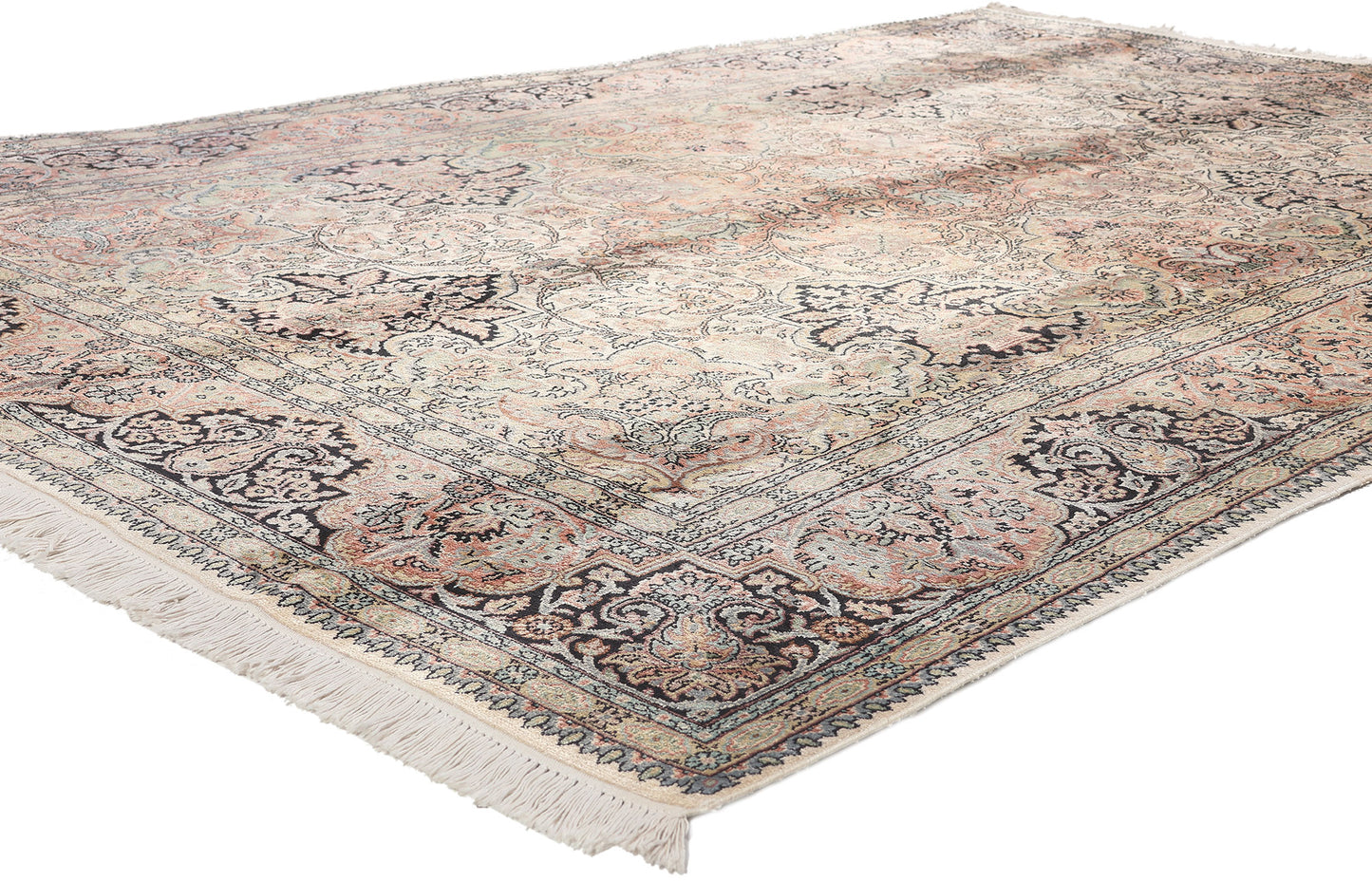 6 x 9 Vintage Indian Kashmir Rug 77533