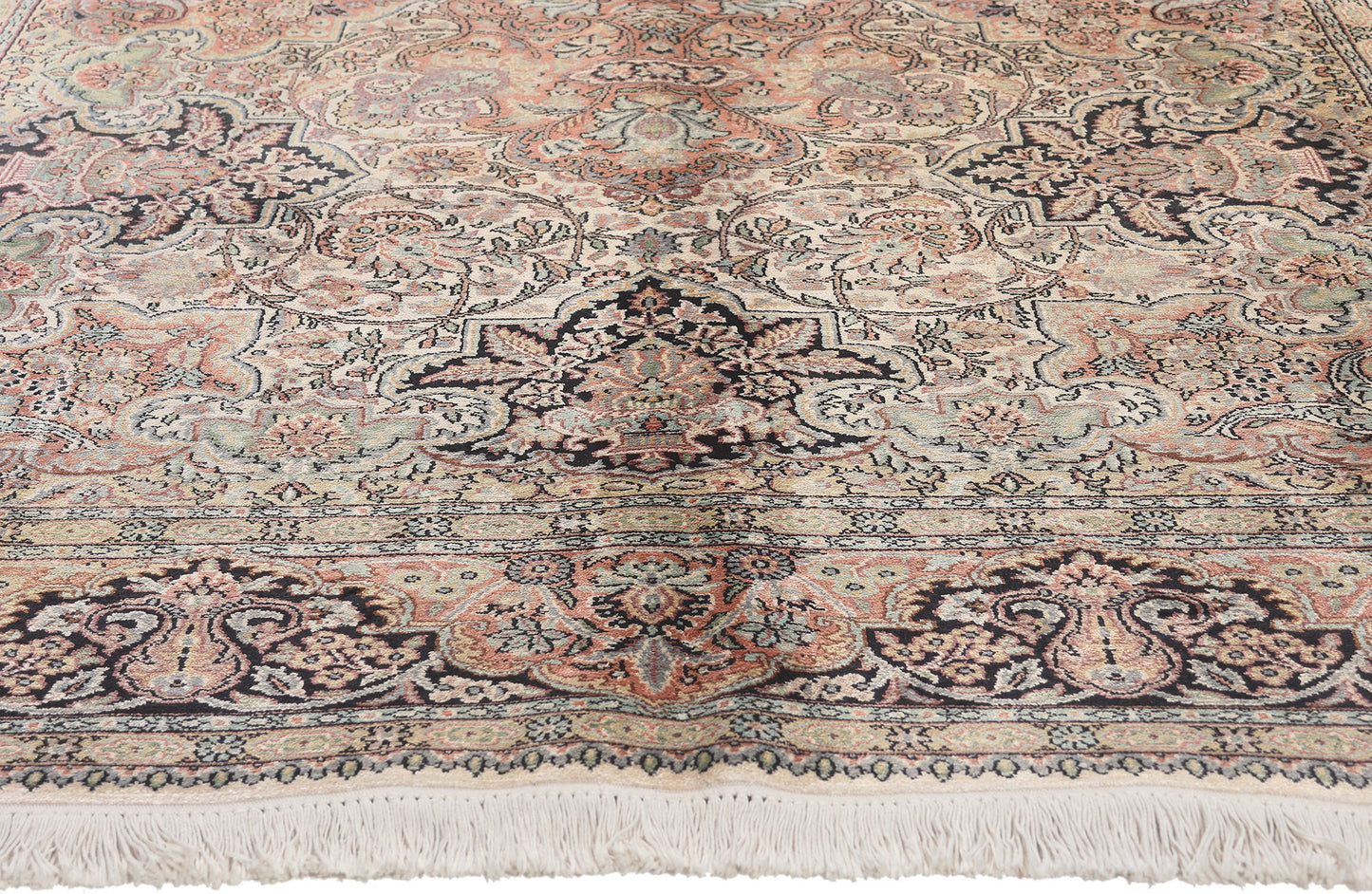 6 x 9 Vintage Indian Kashmir Rug 77533