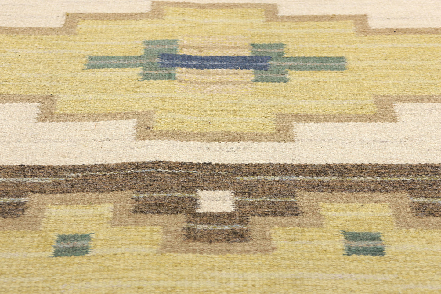 6 x 8 Vintage Swedish Rollakan Rug 78821