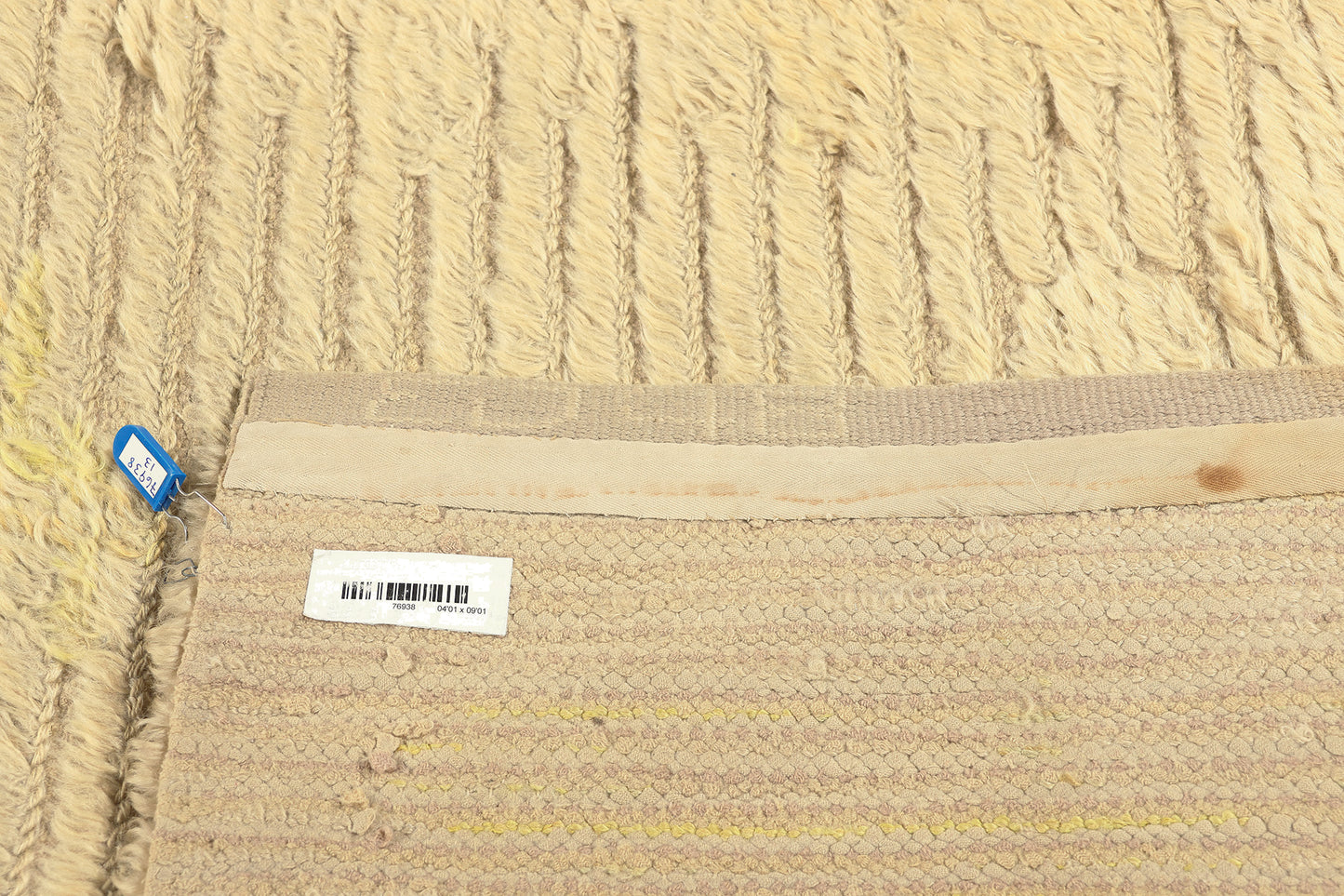 4 x 9 Vintage Swedish Rya Rug 76938