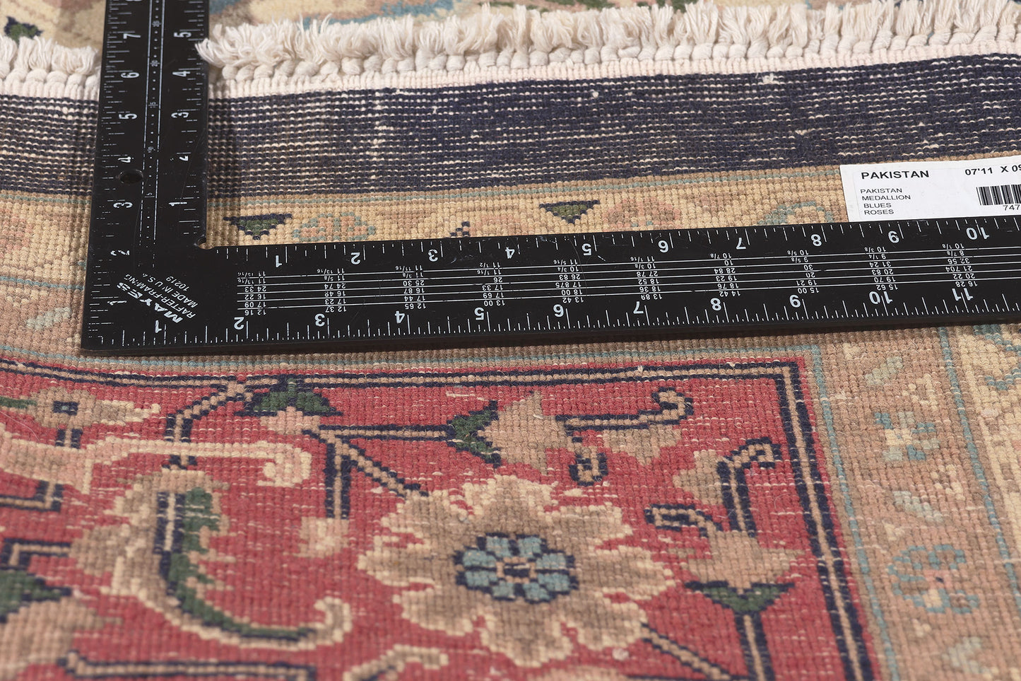 8 x 10 Vintage Pakistani Tabriz Rug 74737