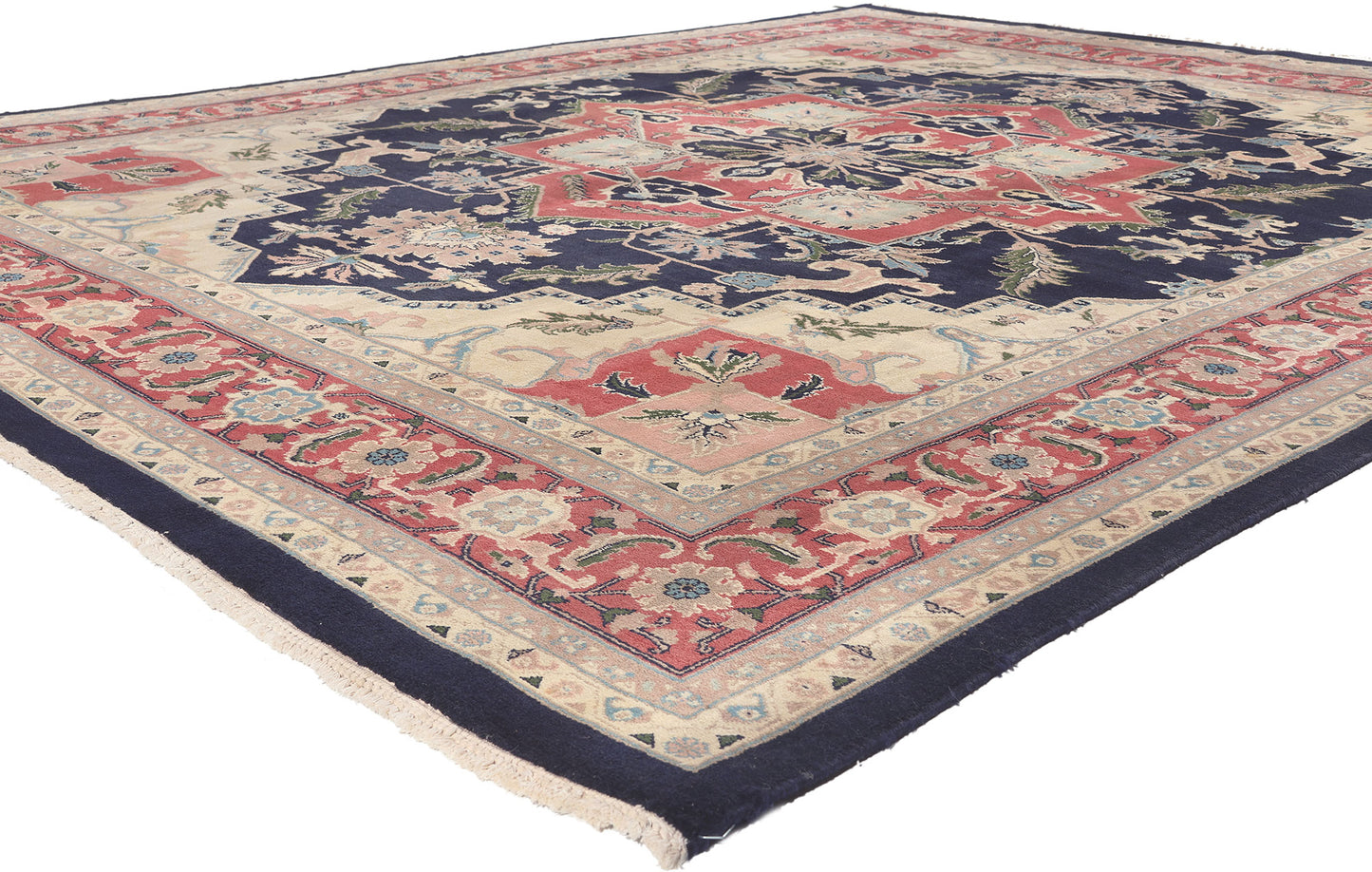 8 x 10 Vintage Pakistani Tabriz Rug 74737