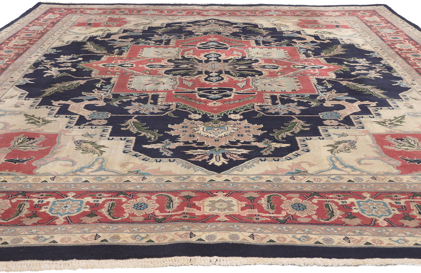 8 x 10 Vintage Pakistani Tabriz Rug 74737