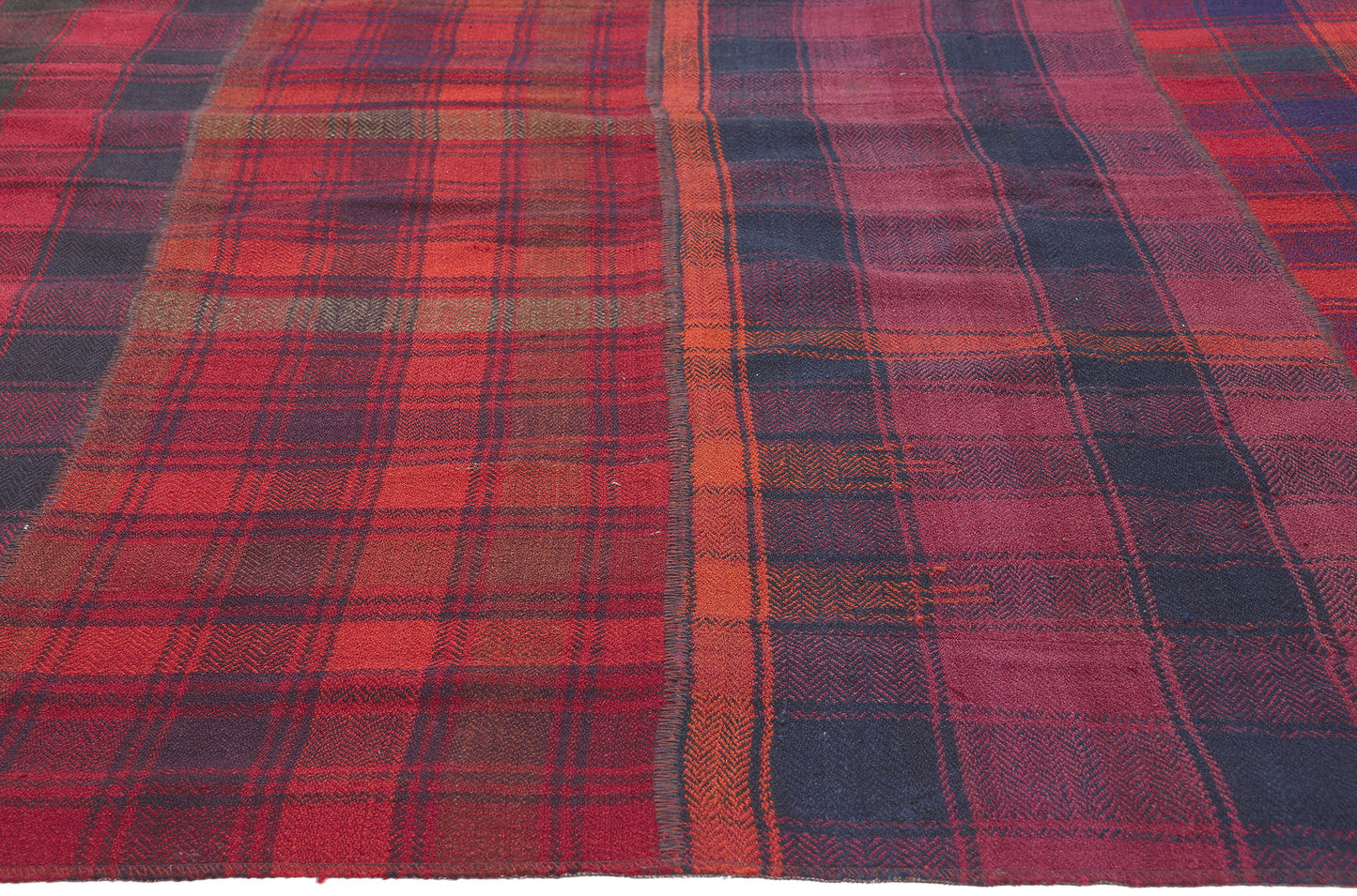 8 x 12 Vintage Tartan Plaid Rug 60791