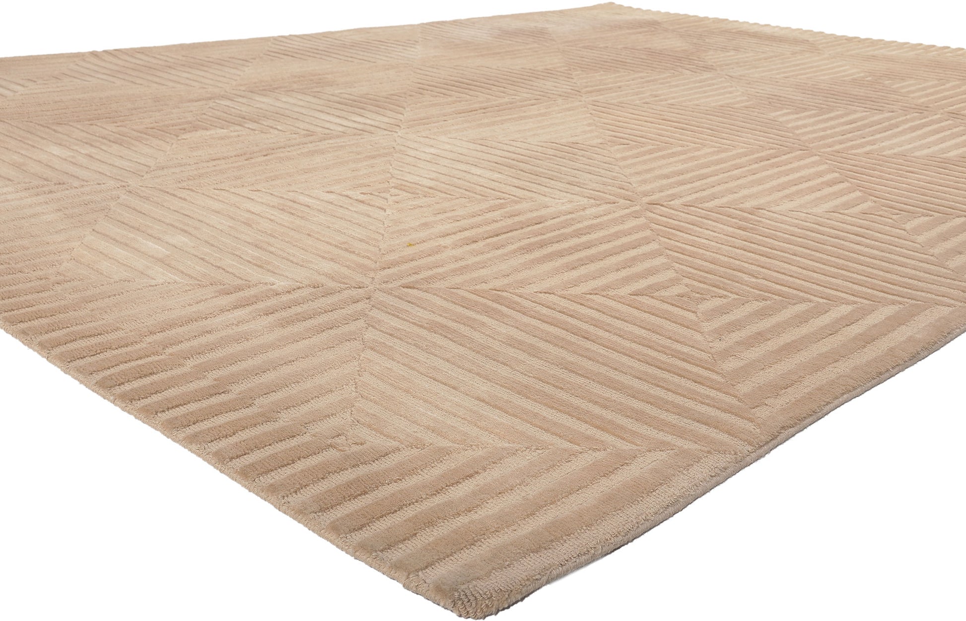 9 x 11 Vintage Tibetan High-Low Rug 77307