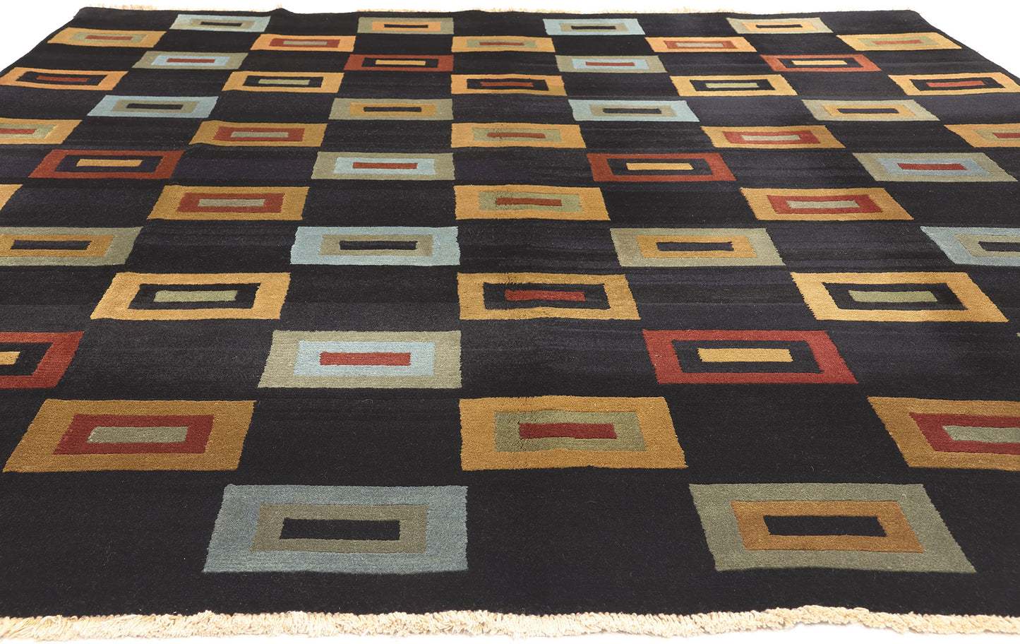 8 x 9 Vintage Tibetan Rug 74889