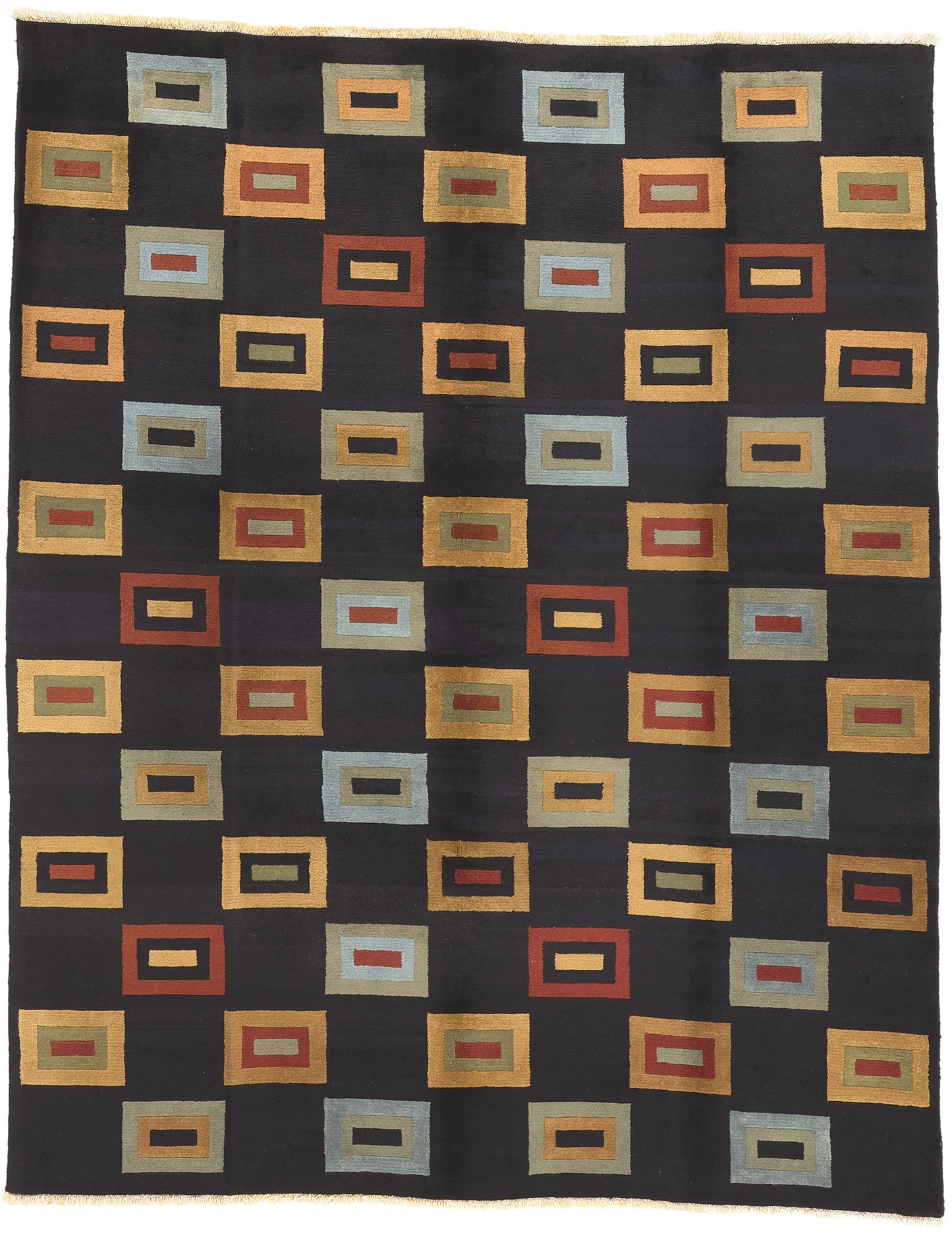 8 x 9 Vintage Tibetan Rug 74889