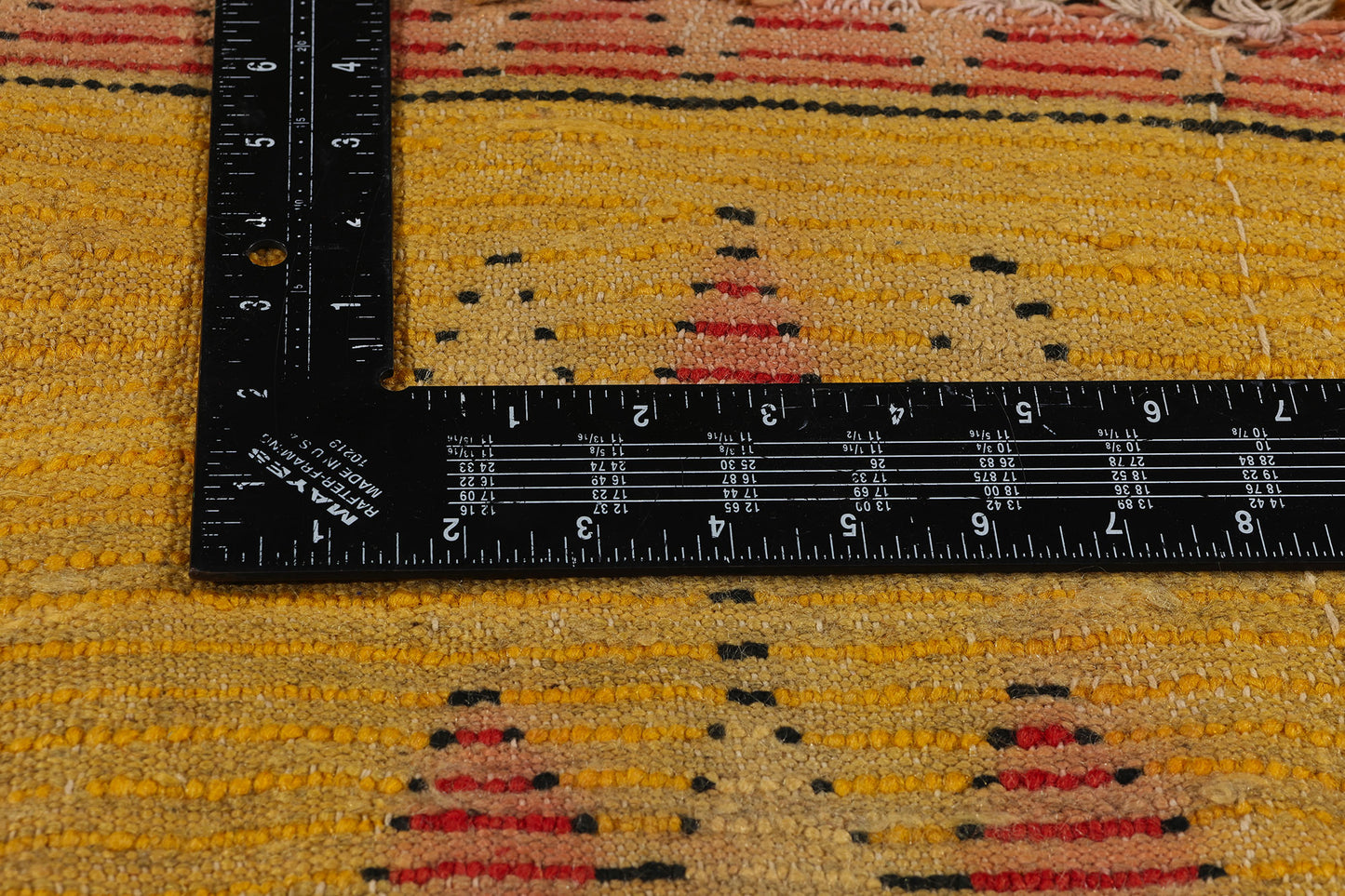 4 x 8 Vintage Orange Boujad Moroccan Rug 21815