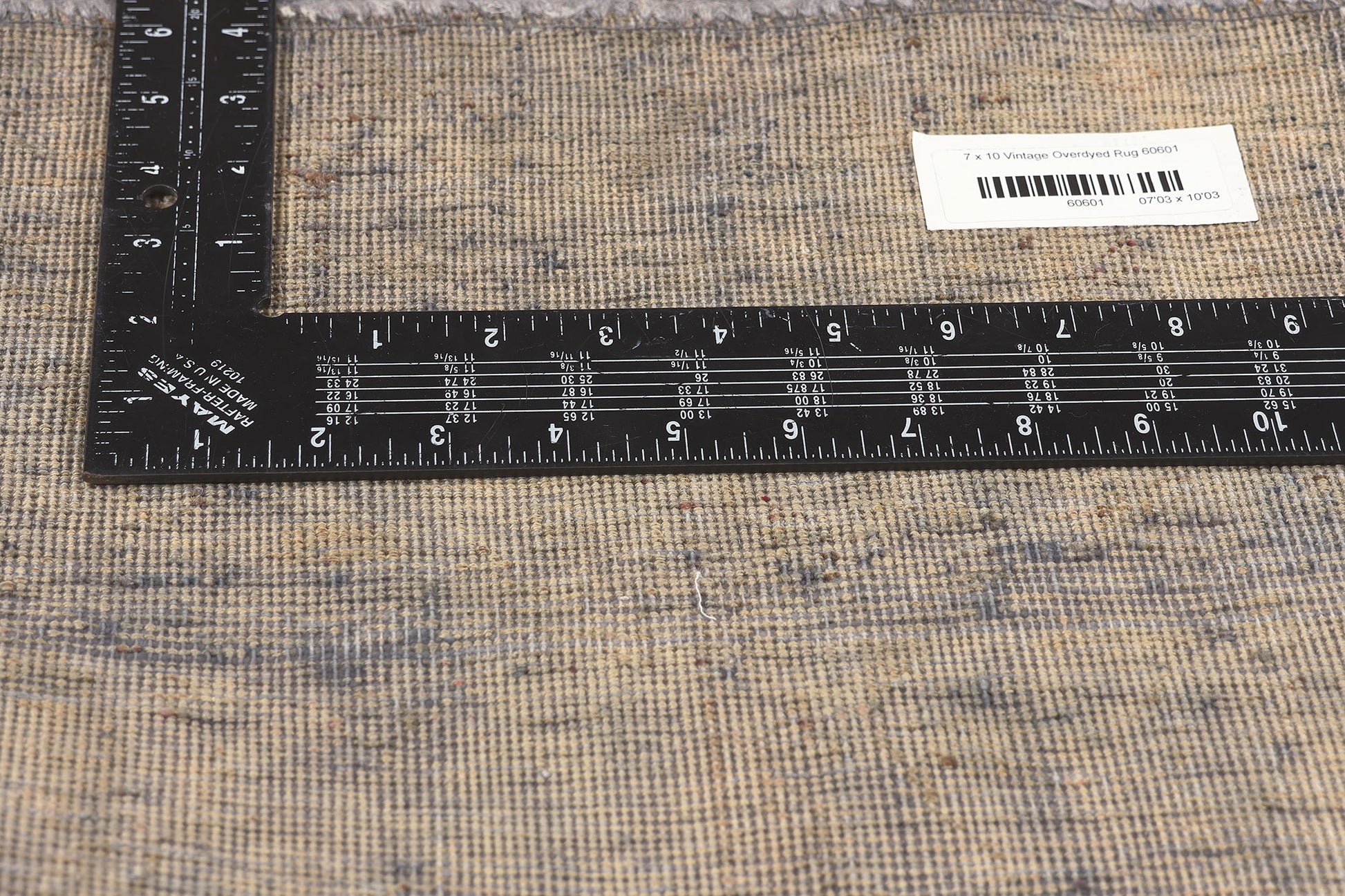 7 x 10 Vintage Turkish Overdyed Rug 60601