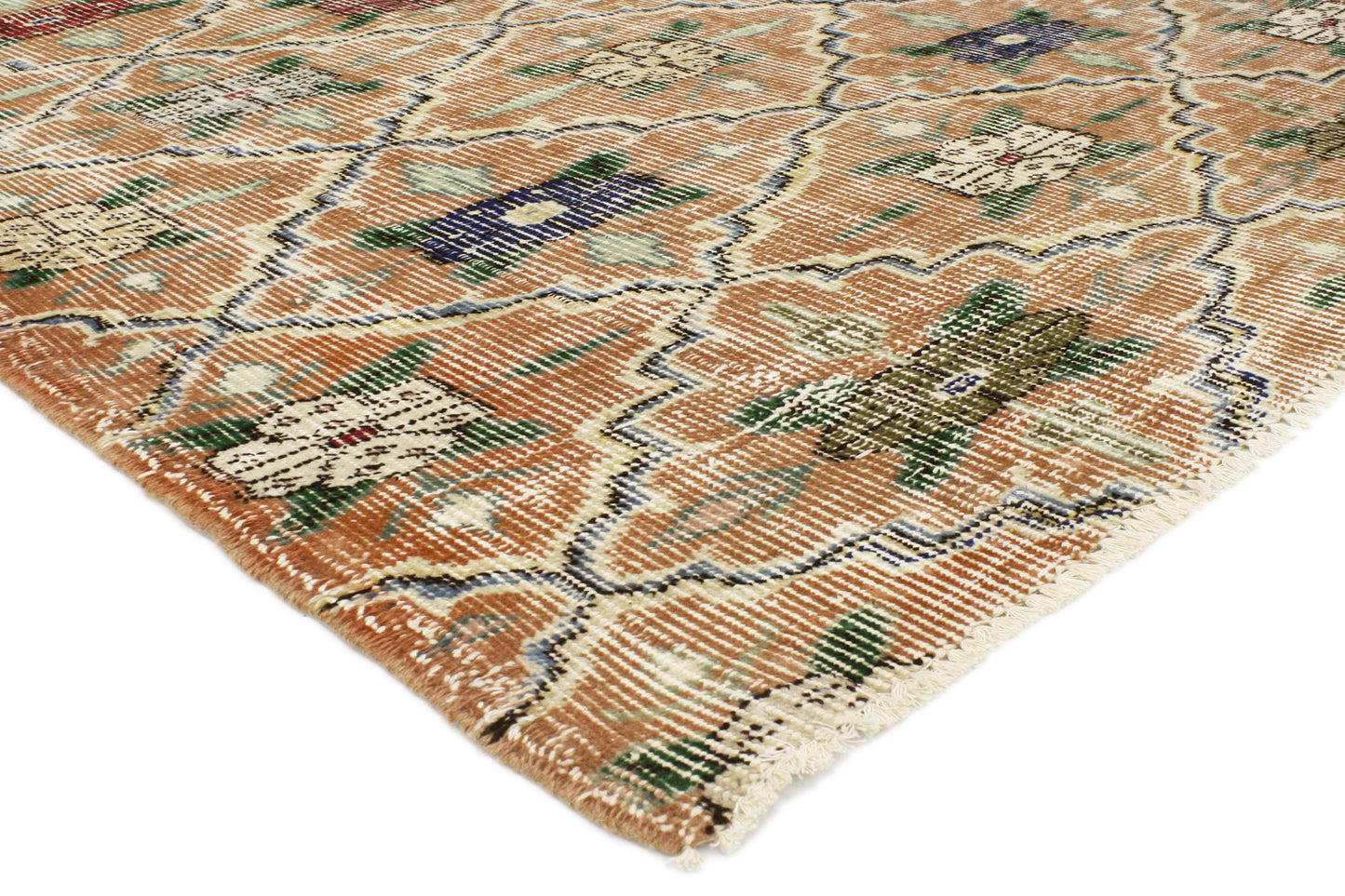 3 x 7 Vintage Turkish Sivas Rug 51947