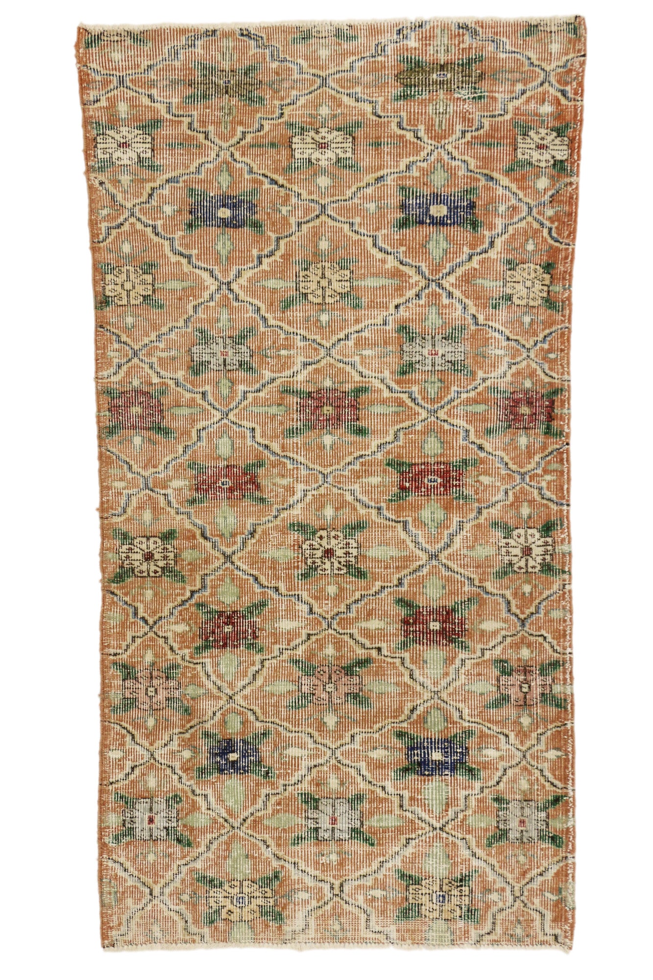3 x 7 Vintage Turkish Sivas Rug 51947