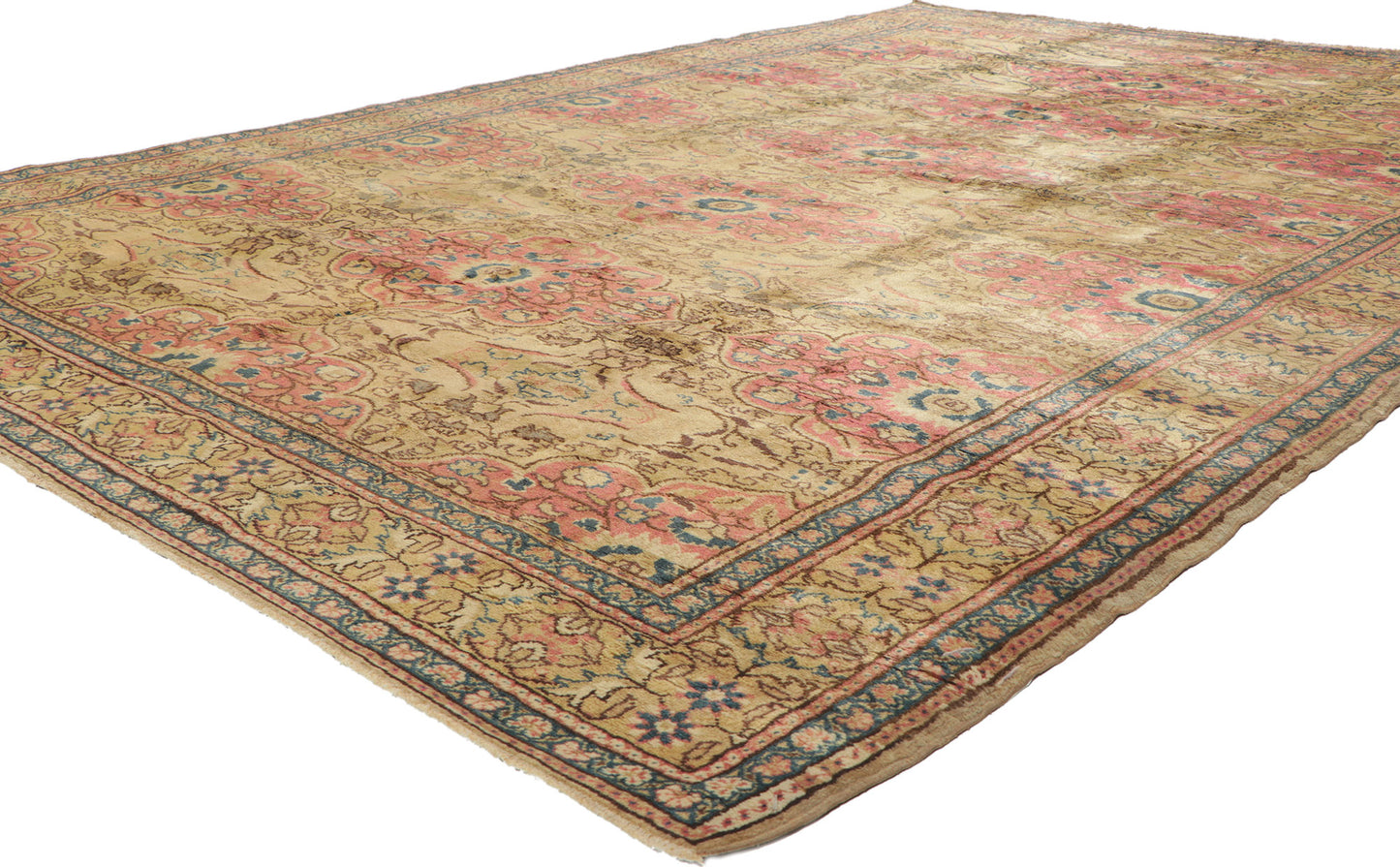 7 x 10 Vintage Turkish Kayseri Rug 72724