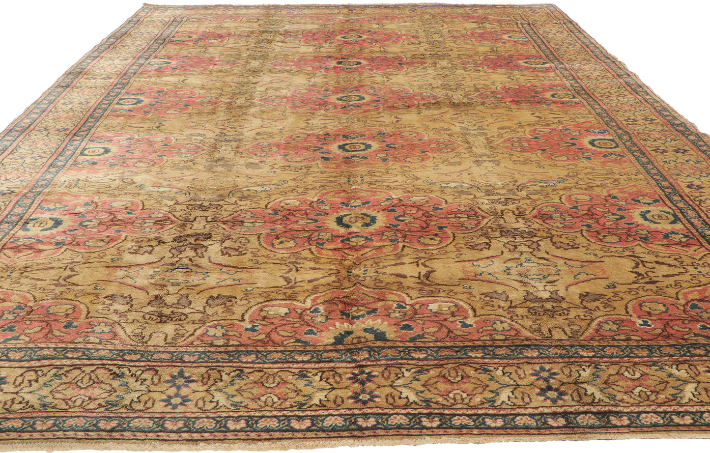 7 x 10 Vintage Turkish Kayseri Rug 72724