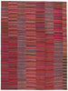 10 x 13 Vintage Turkish Striped Kilim Rug 60640