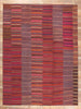 10 x 13 Vintage Turkish Striped Kilim Rug 60640