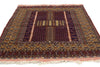 4 x 5 Vintage Turkoman Afghan Rug 76995