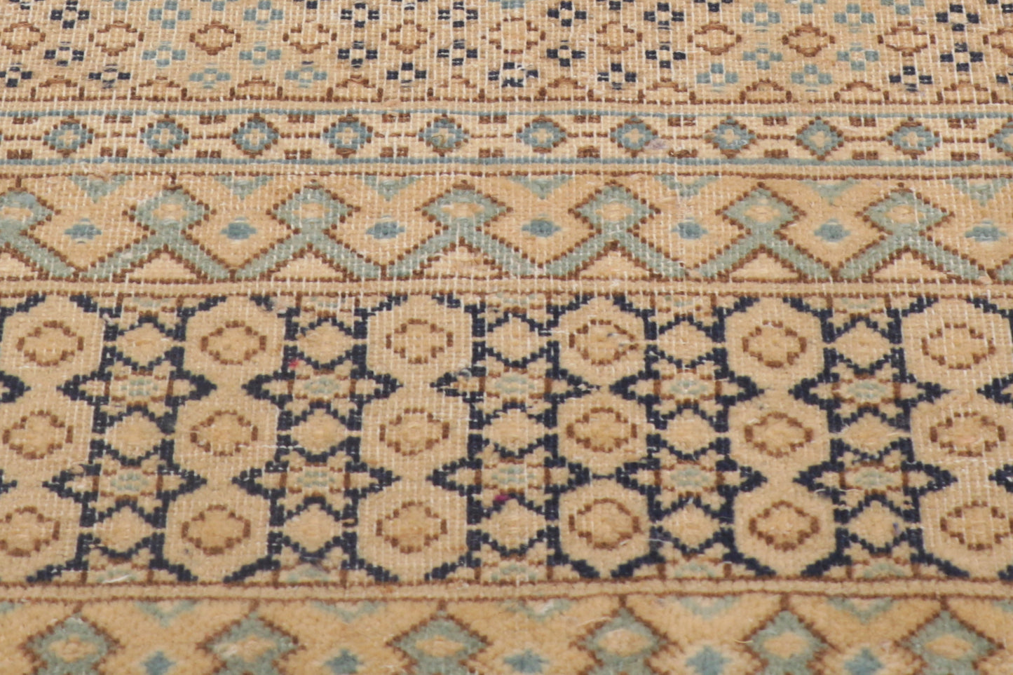 7 x 10 Vintage-Worn Persian Kerman Rug 53760