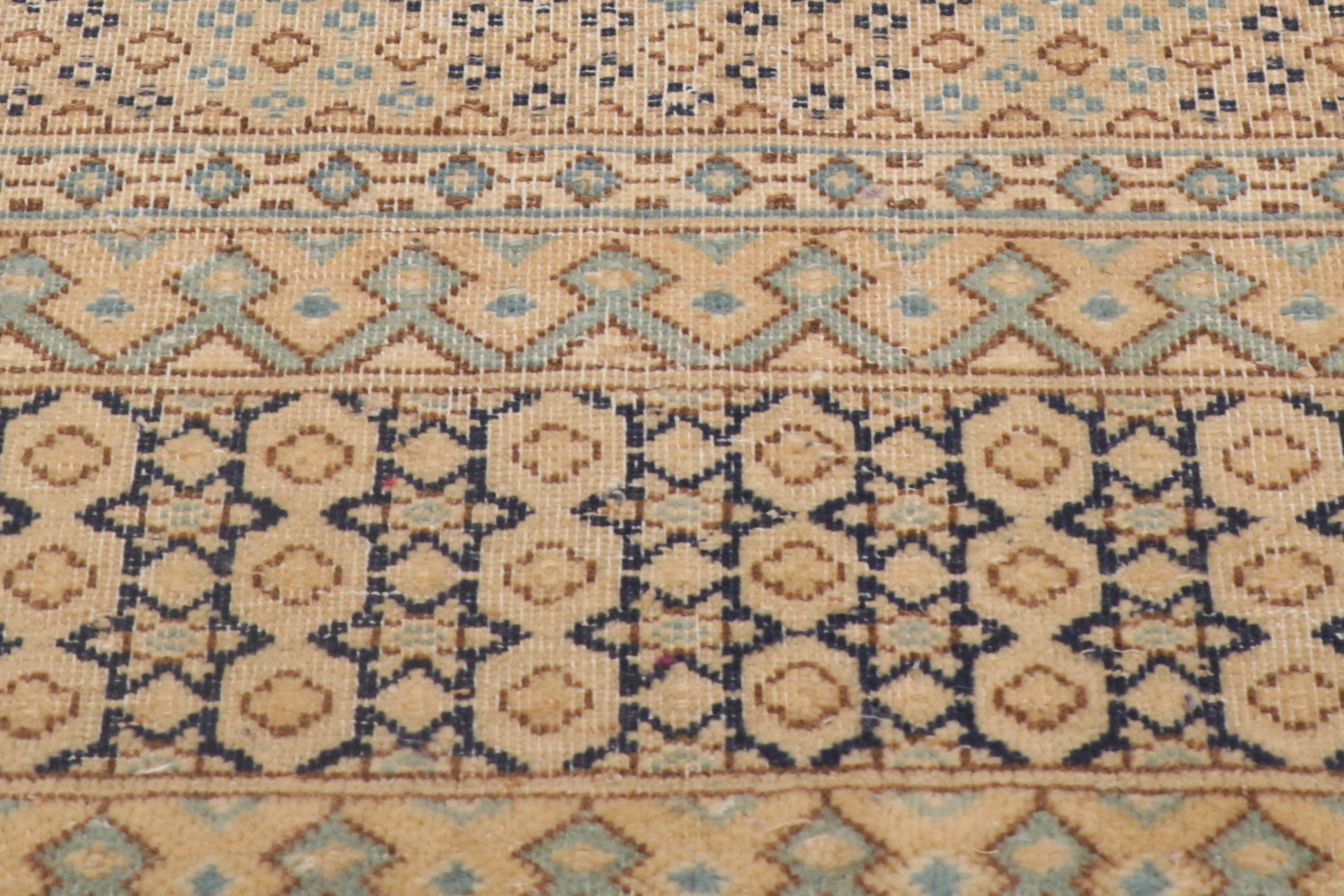 7 x 10 Vintage-Worn Persian Kerman Rug 53760