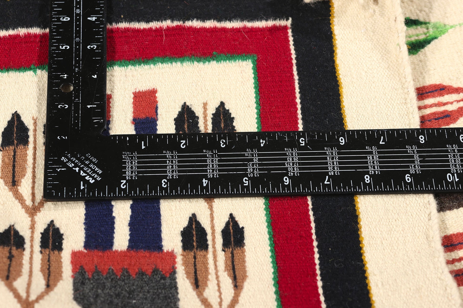 3 x 5 Vintage Yeibichai Navajo Rug 78812