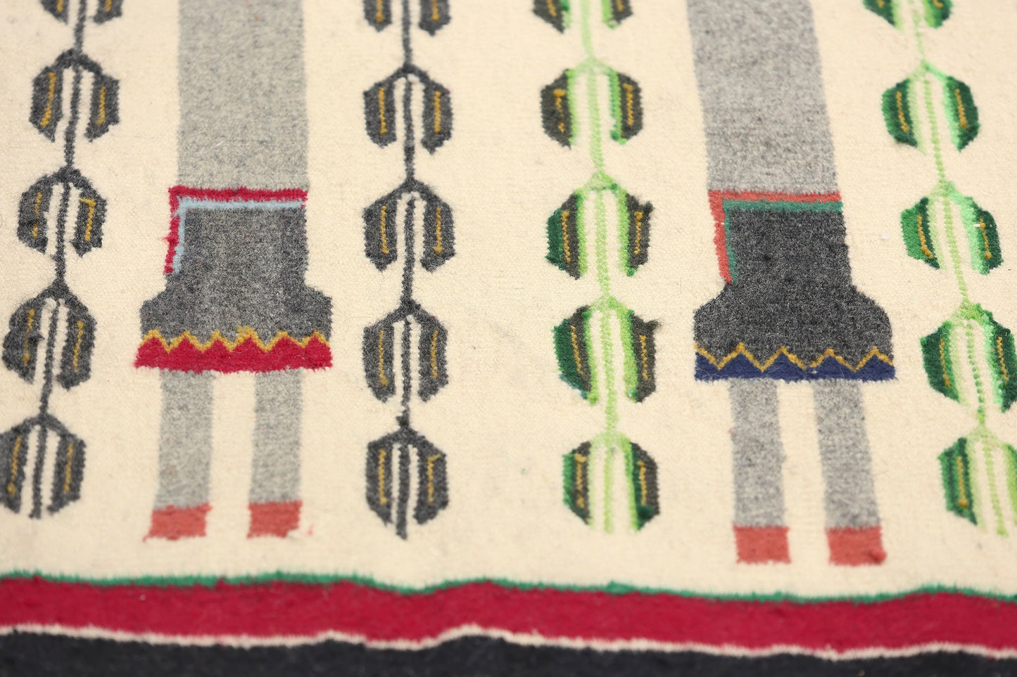 3 x 5 Vintage Yeibichai Navajo Rug 78812