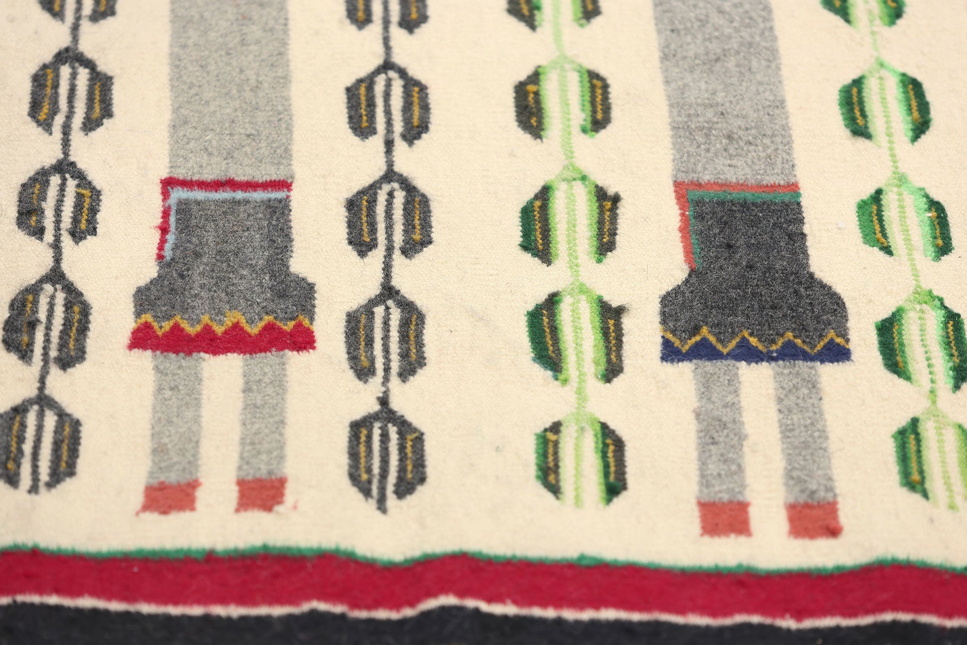 3 x 5 Vintage Yeibichai Navajo Rug 78812