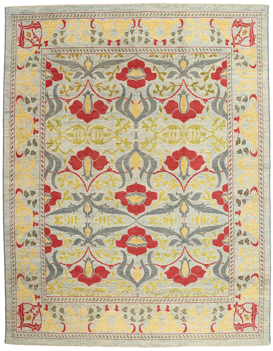 12 x 15 William Morris Turkish Oushak Rug 60744