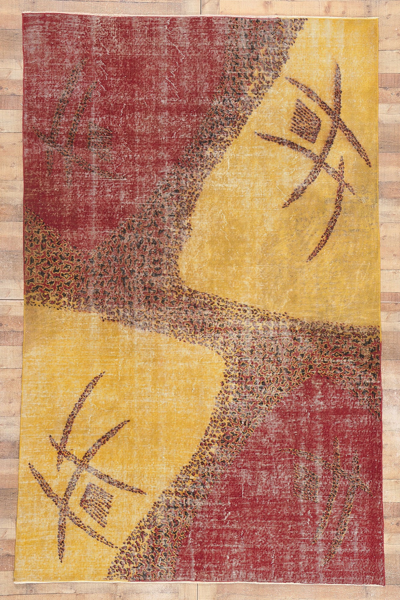 7 x 10 Zeki Muren Vintage Turkish Sivas Rug 52015