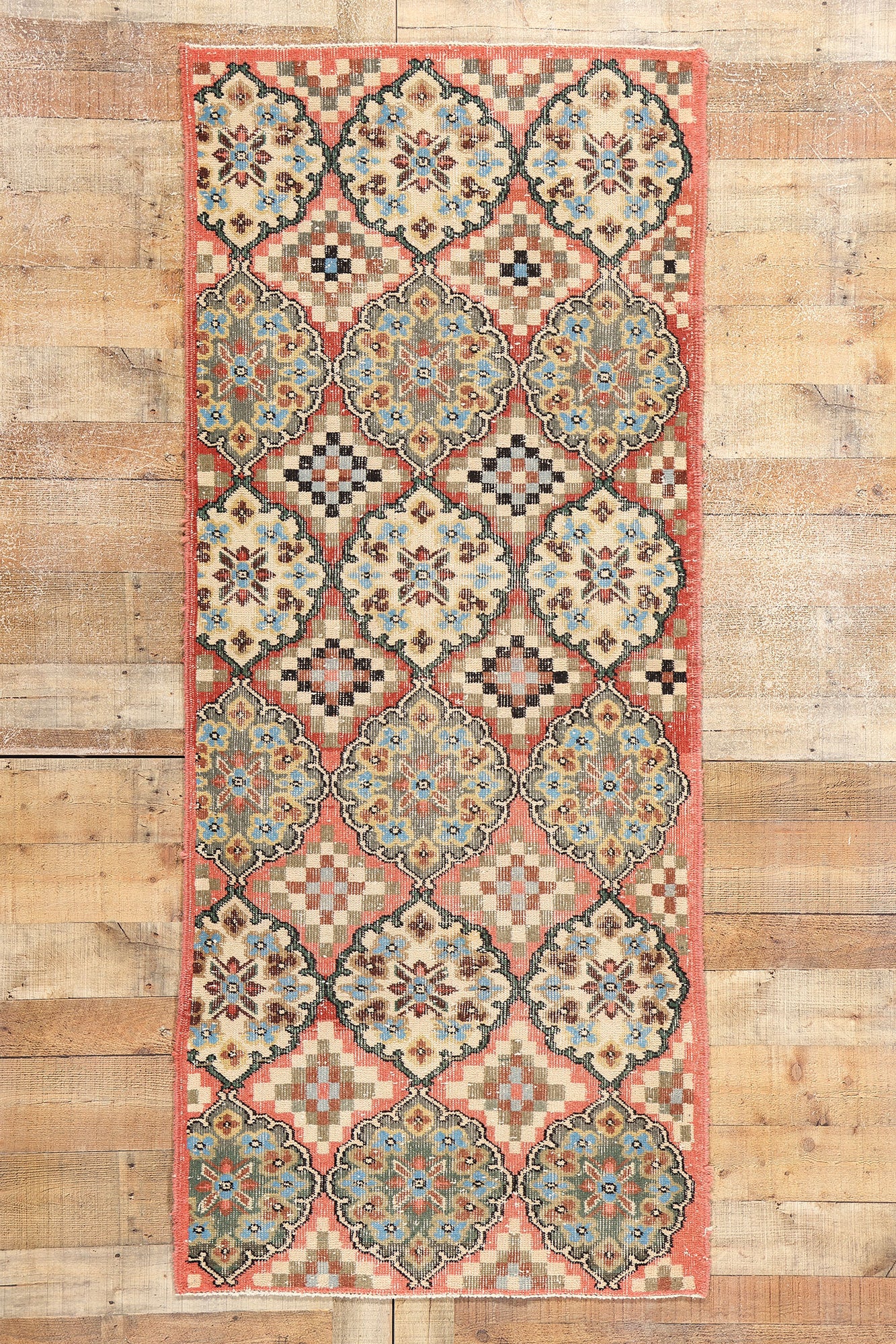 3 x 7 Zeki Muren Vintage Turkish Sivas Rug 52013