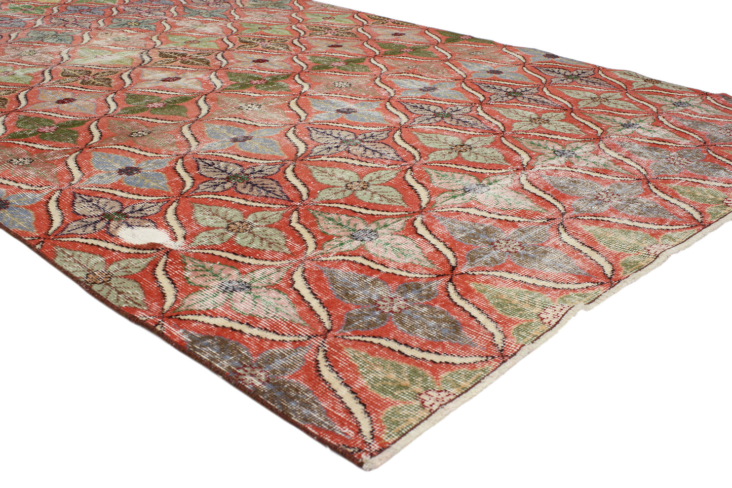 6 x 11 Vintage Turkish Sivas Rug 52187