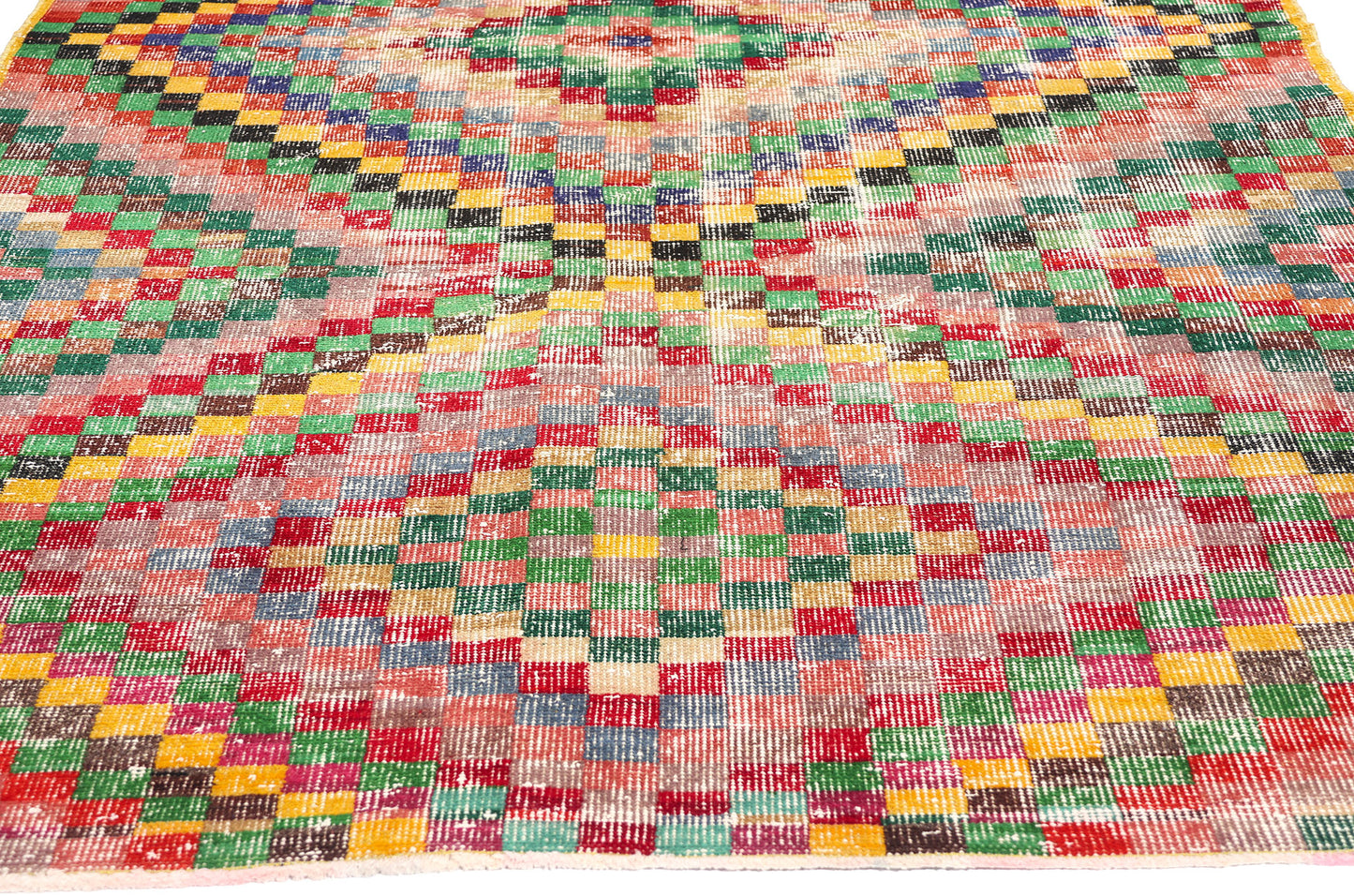 4 x 9 Zeki Muren Vintage Turkish Sivas Rug 53294