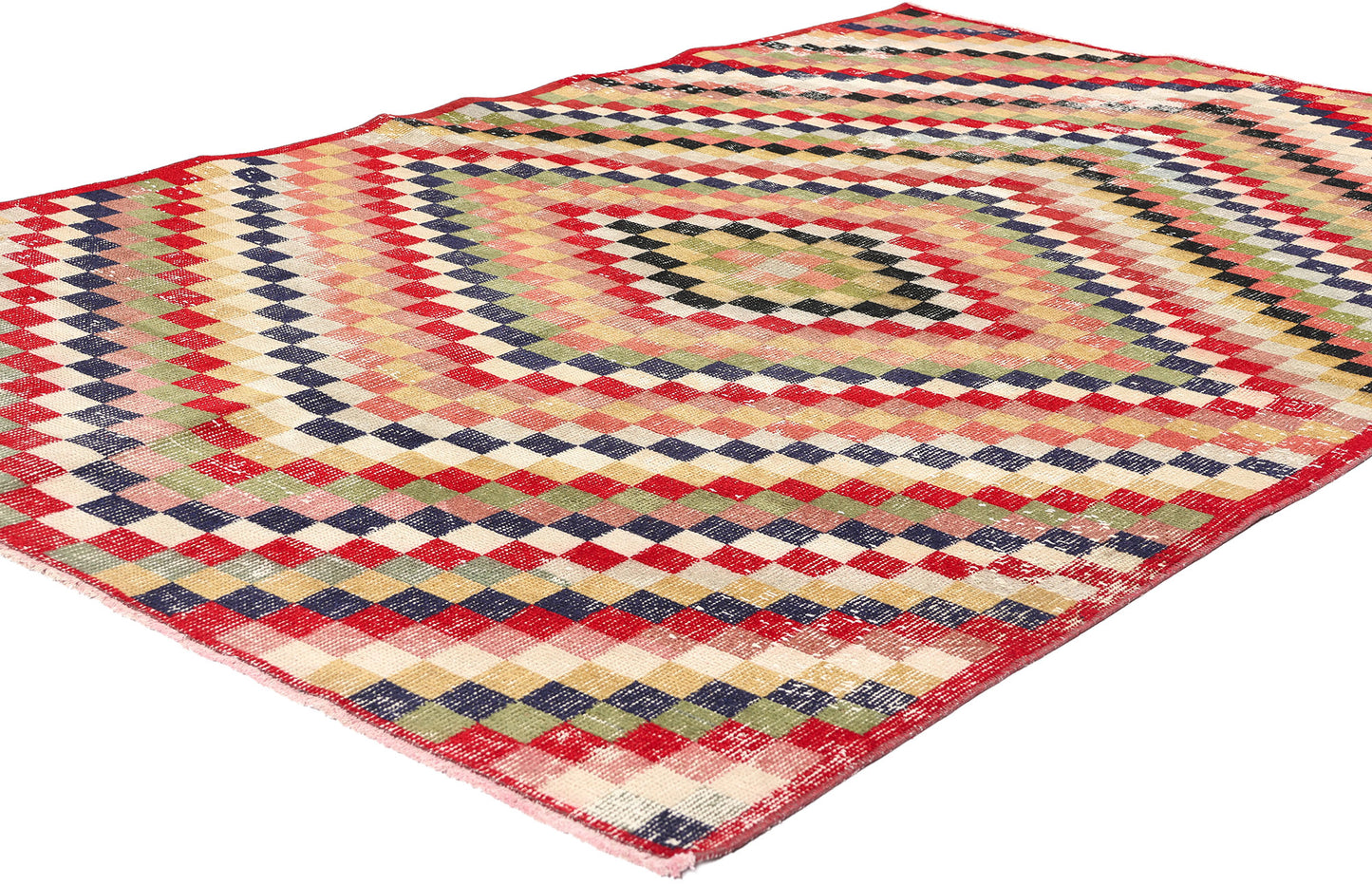 5 x 7 Zeki Muren Vintage Turkish Sivas Rug 53323