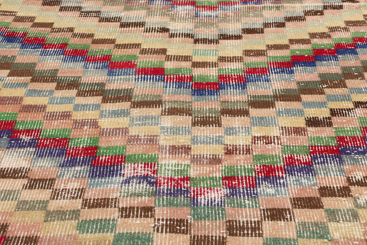 3 x 7 Zeki Muren Vintage Turkish Sivas Rug 53354