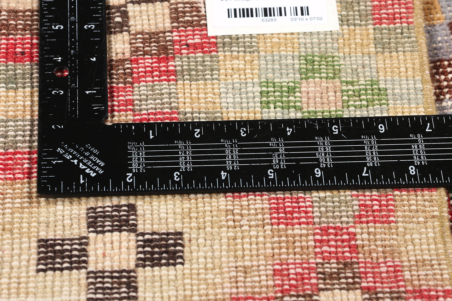 4 x 7 Zeki Muren Vintage Turkish Sivas Rug 53283