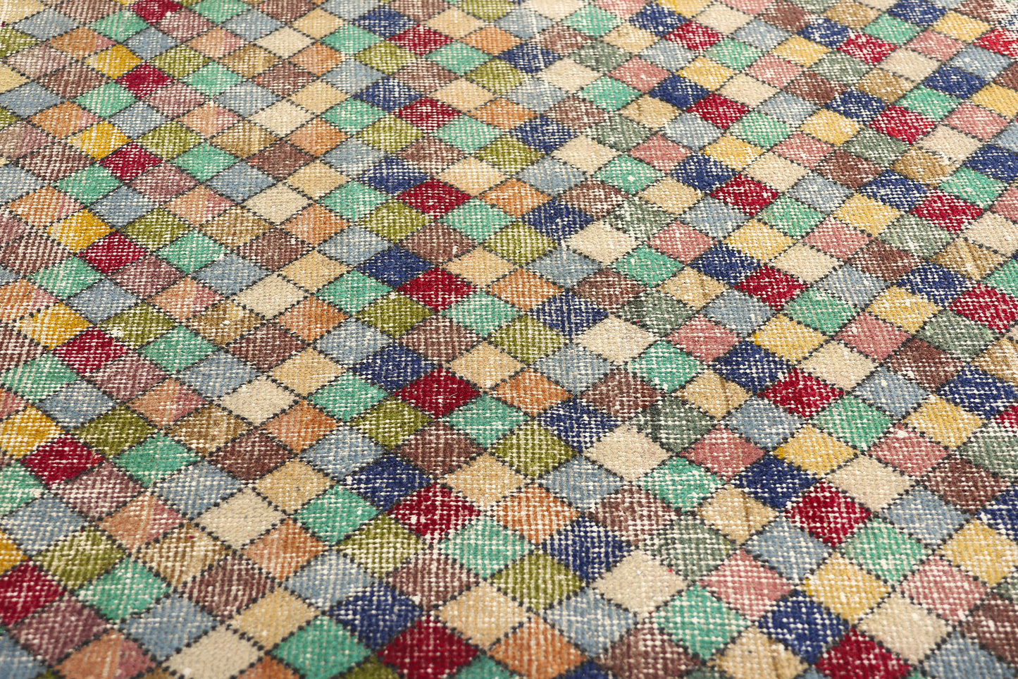 4 x 7 Zeki Muren Vintage Turkish Sivas Rug 53282
