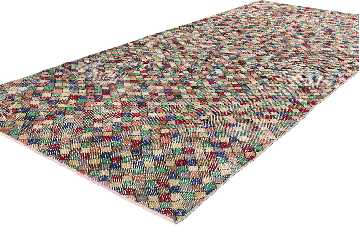 4 x 9 Zeki Muren Vintage Turkish Sivas Rug 53320