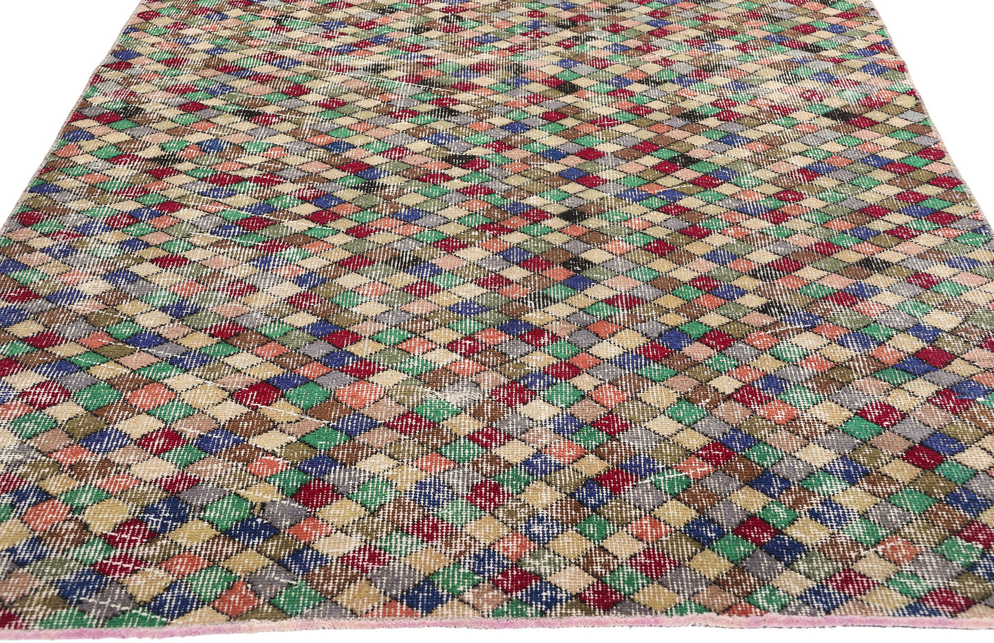 4 x 9 Zeki Muren Vintage Turkish Sivas Rug 53320