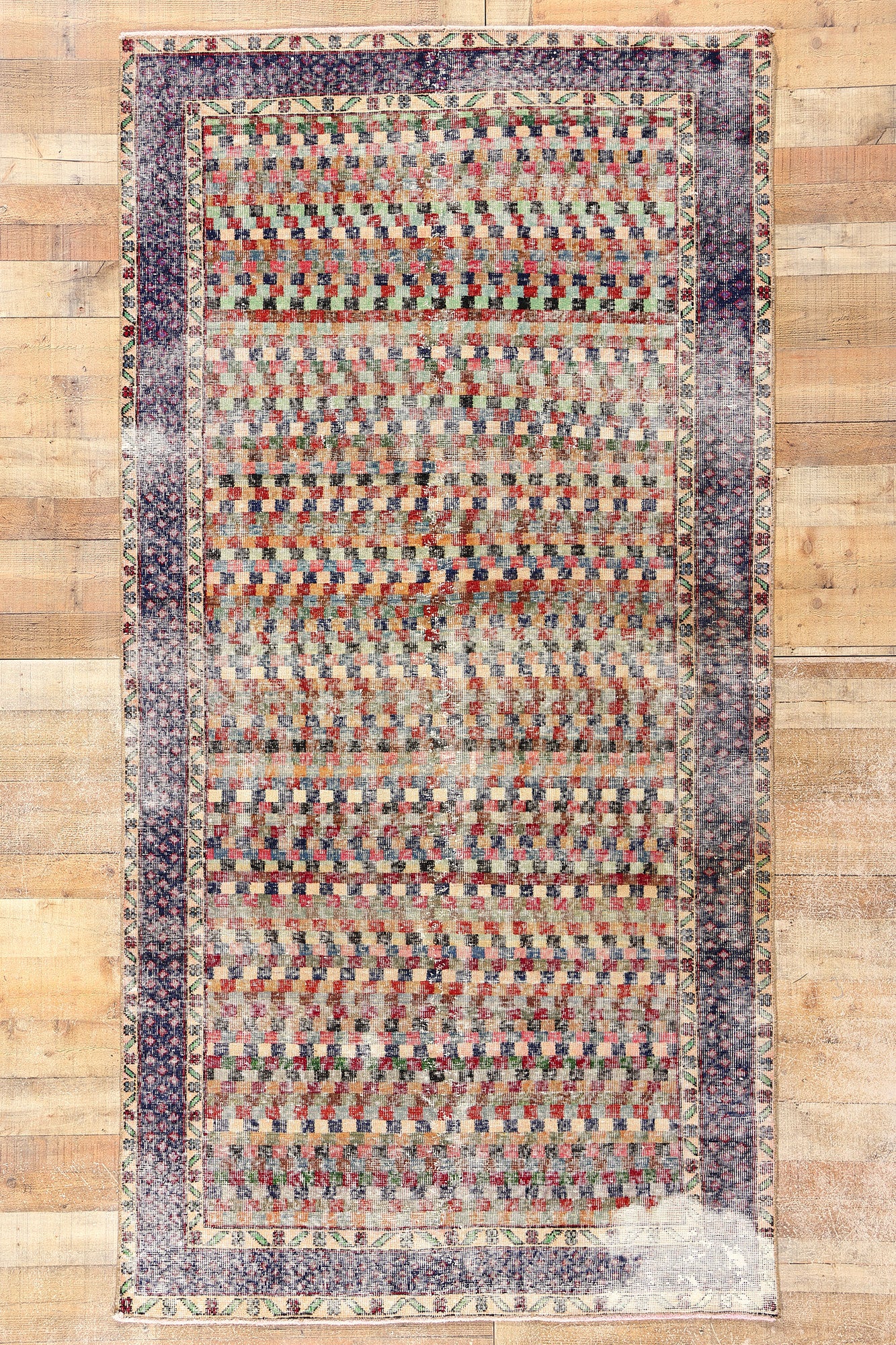 5 x 9 Zeki Muren Vintage Turkish Sivas Rug 53311 | Esmaili Rugs