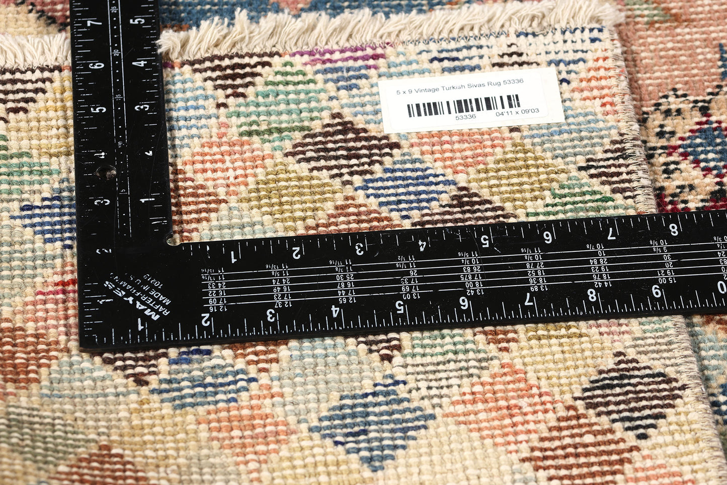 5 x 9 Zeki Muren Vintage Turkish Sivas Rug 53336