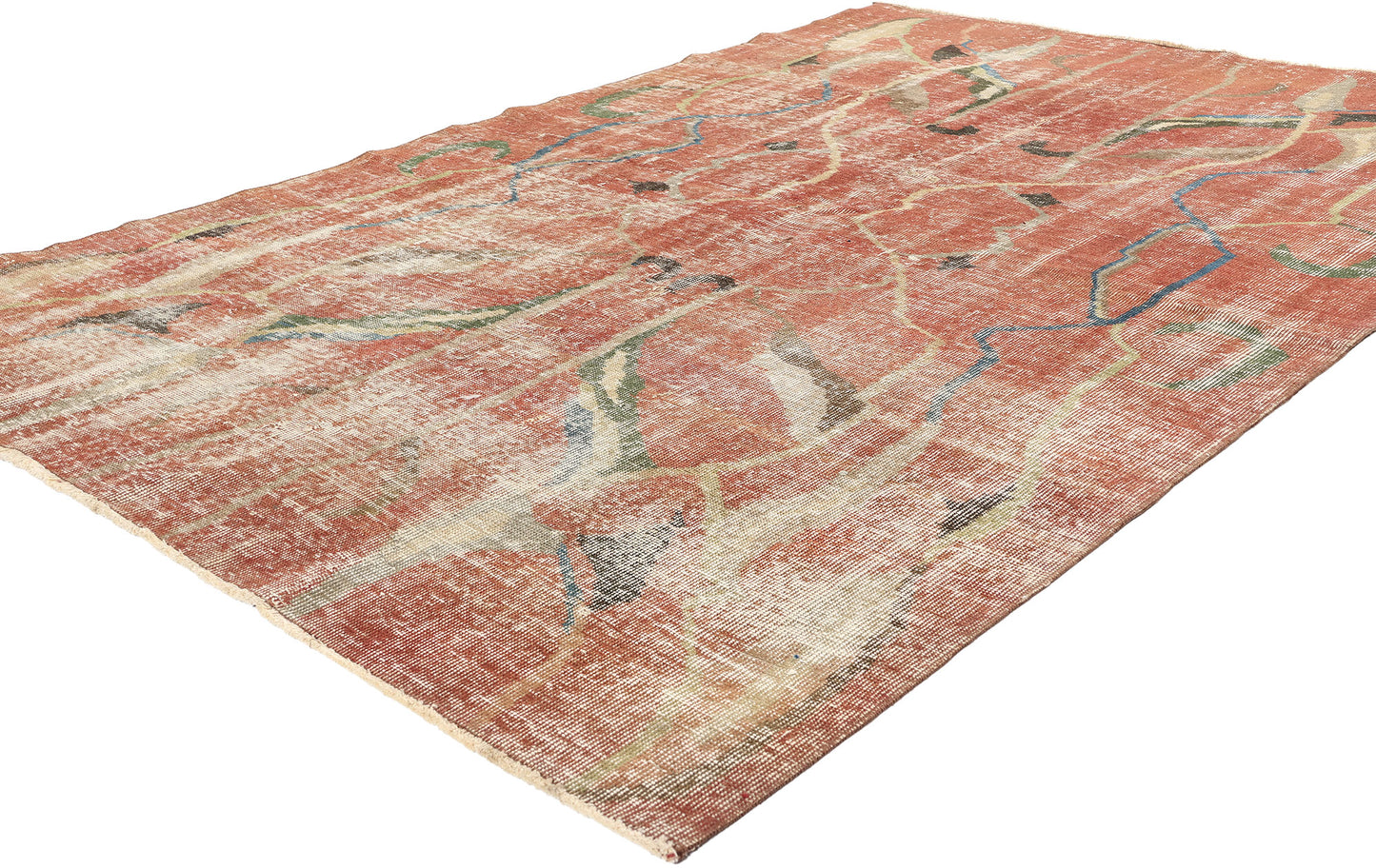 5 x 8 Zeki Muren Vintage Turkish Sivas Rug 52004
