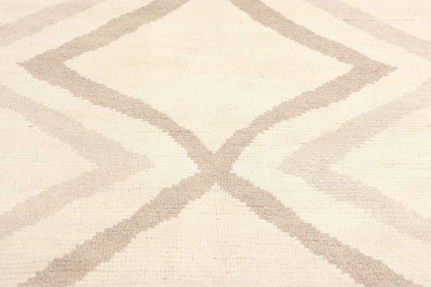 12 x 15 Organic Modern Zigzag Moroccan Rug 81082