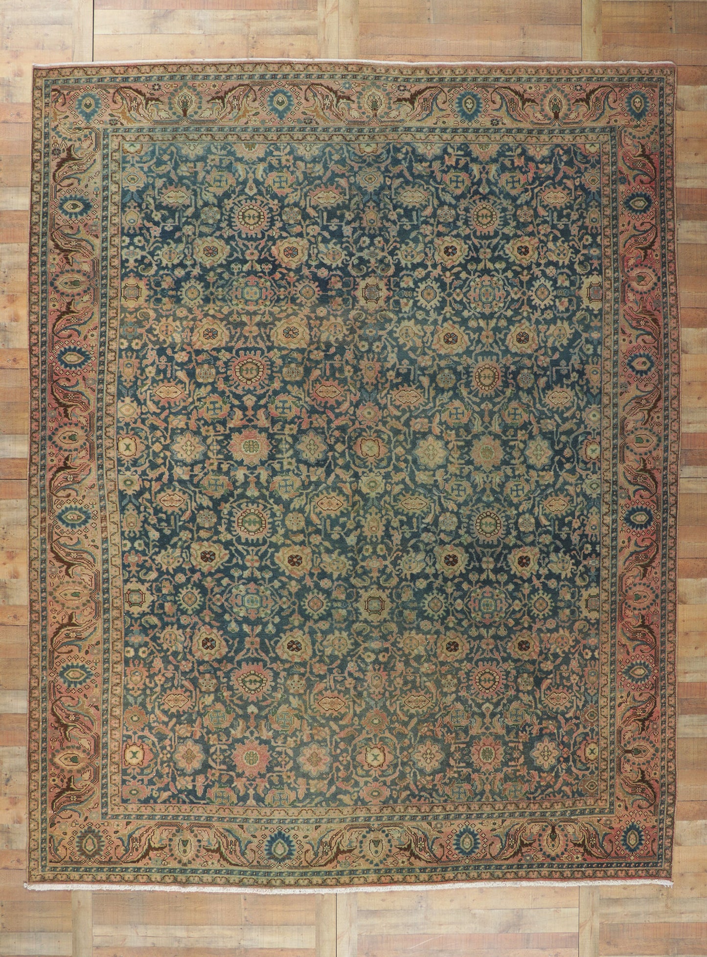 11 x 14 Vintage Persian Malayer Rug 61075