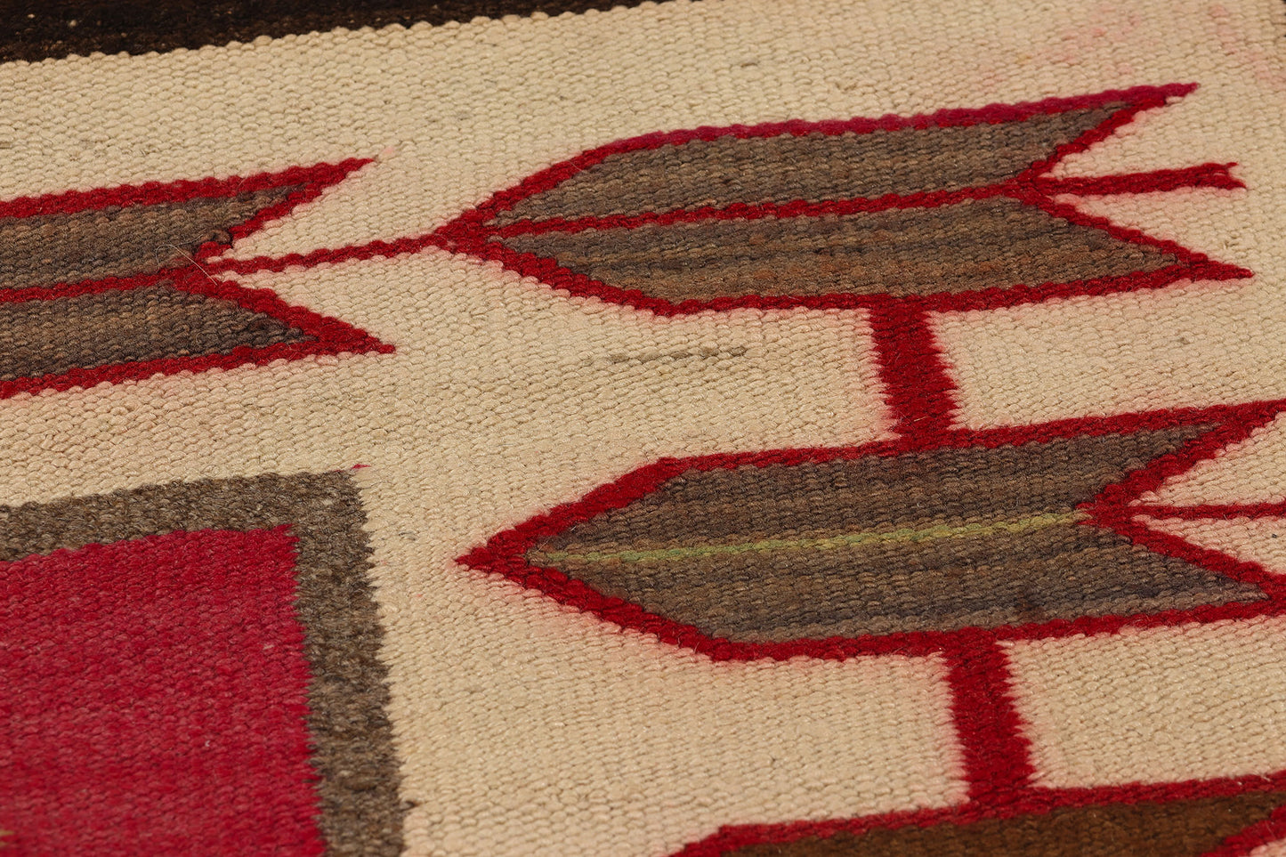 4 x 5 Antique Navajo Pictorial Tree of Life Rug 78722