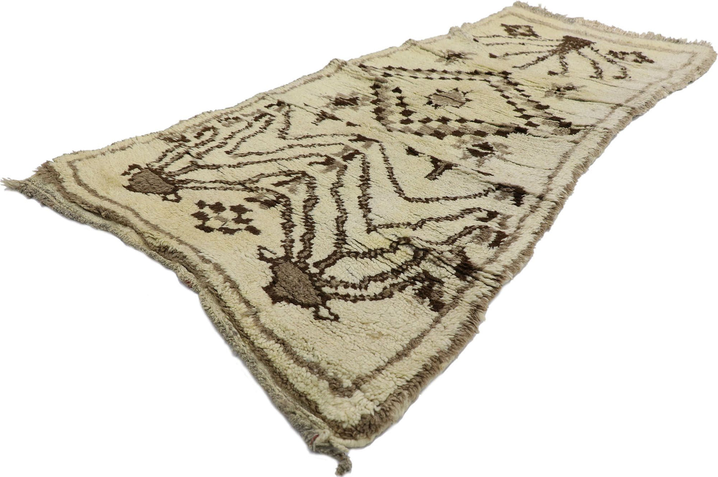 3 x 6 Vintage Moroccan Azilal Rug 21573