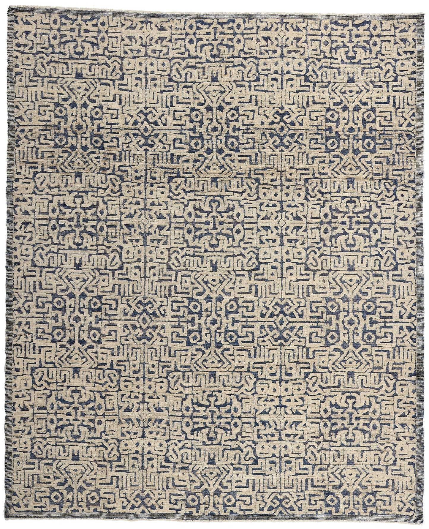 8 x 10 Modern Geometric Moroccan High-Low Rug 81055