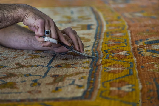 Expert antique Persian rug preservation