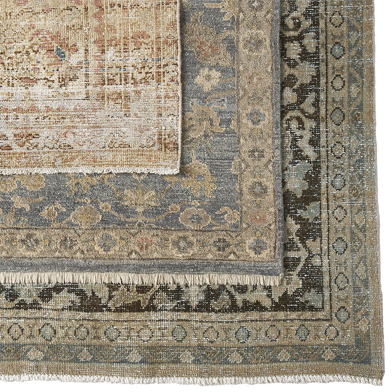 Distressed rug
