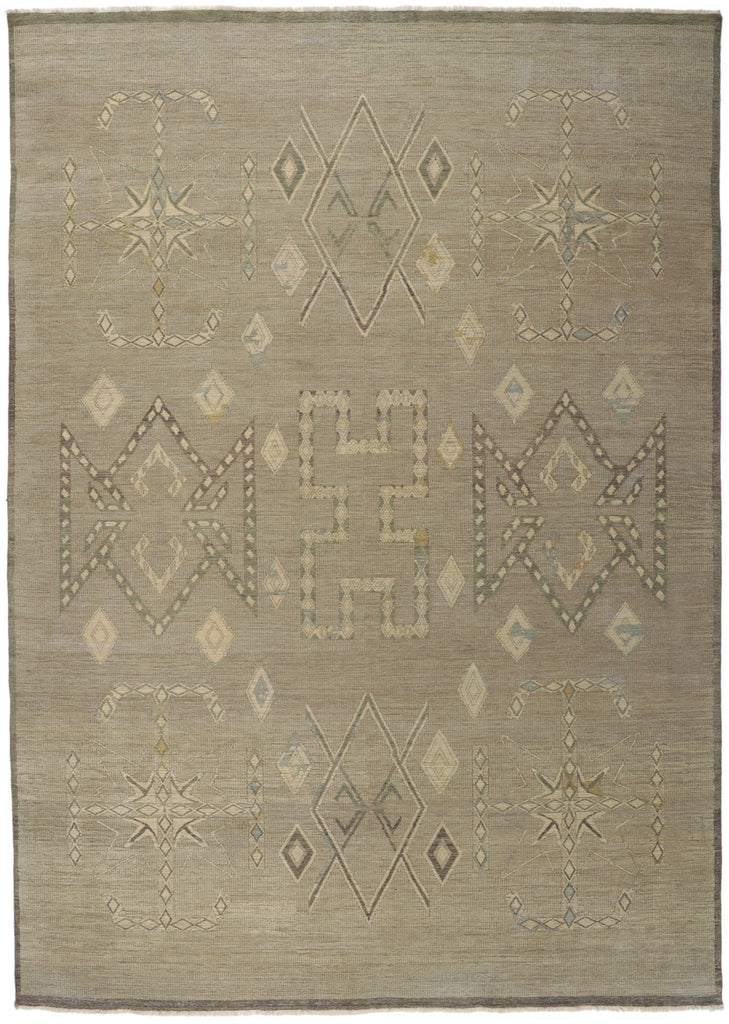10 x 14 Vintage-Inspired Distressed Rug 30833