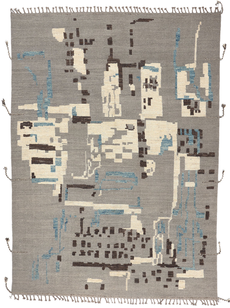 10 x 13 Modern Moroccan Rug 80983