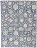 10 x 13 - Blue Indian Oushak Rug - 30633